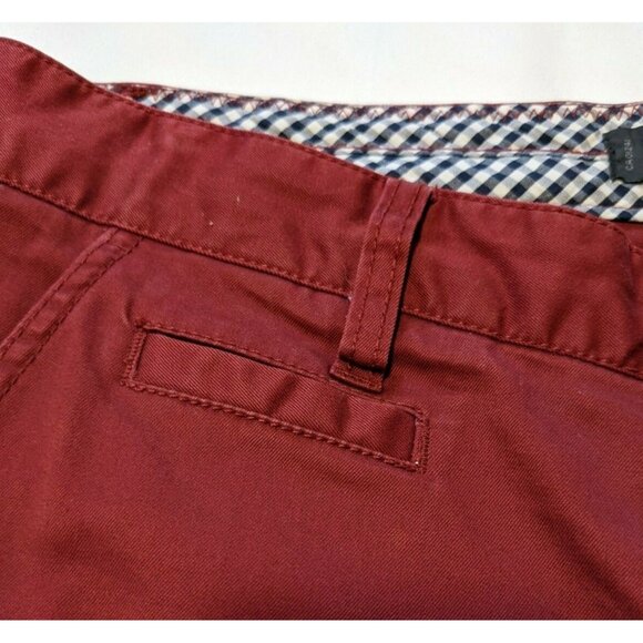 Le 31 Simons Men's Pants Stockholm Fit Burgundy 5 Pockets Size 32-34 L - Picture 4 of 9